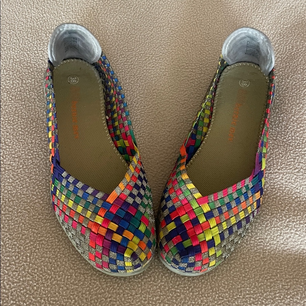 bernie mev. Multicolor Woven Sandals